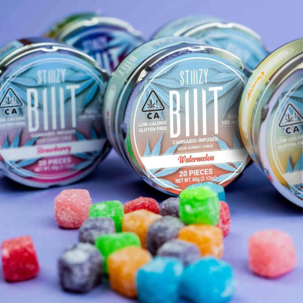 STIIIZY BIIIT Watermelon Sour Gummy Cubes in Australia